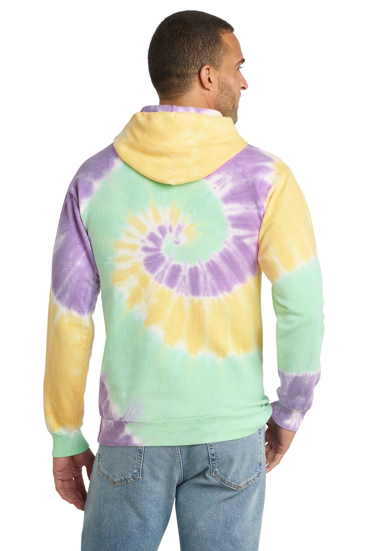 Custom Embroidered Port & Co Sweatshirts/Fleece in Mint Rainbow