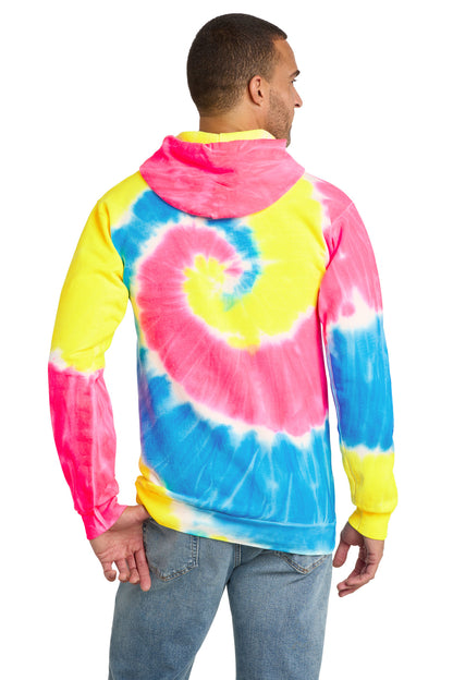 Custom Embroidered Port & Co Sweatshirts/Fleece in Neon Rainbow