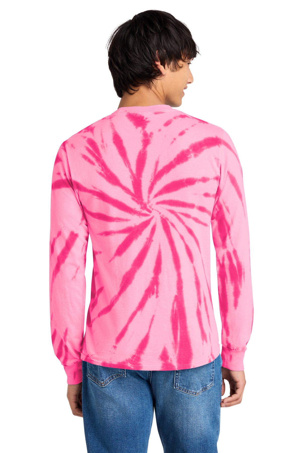 Custom Embroidered Port & Co T-Shirts  in Pink