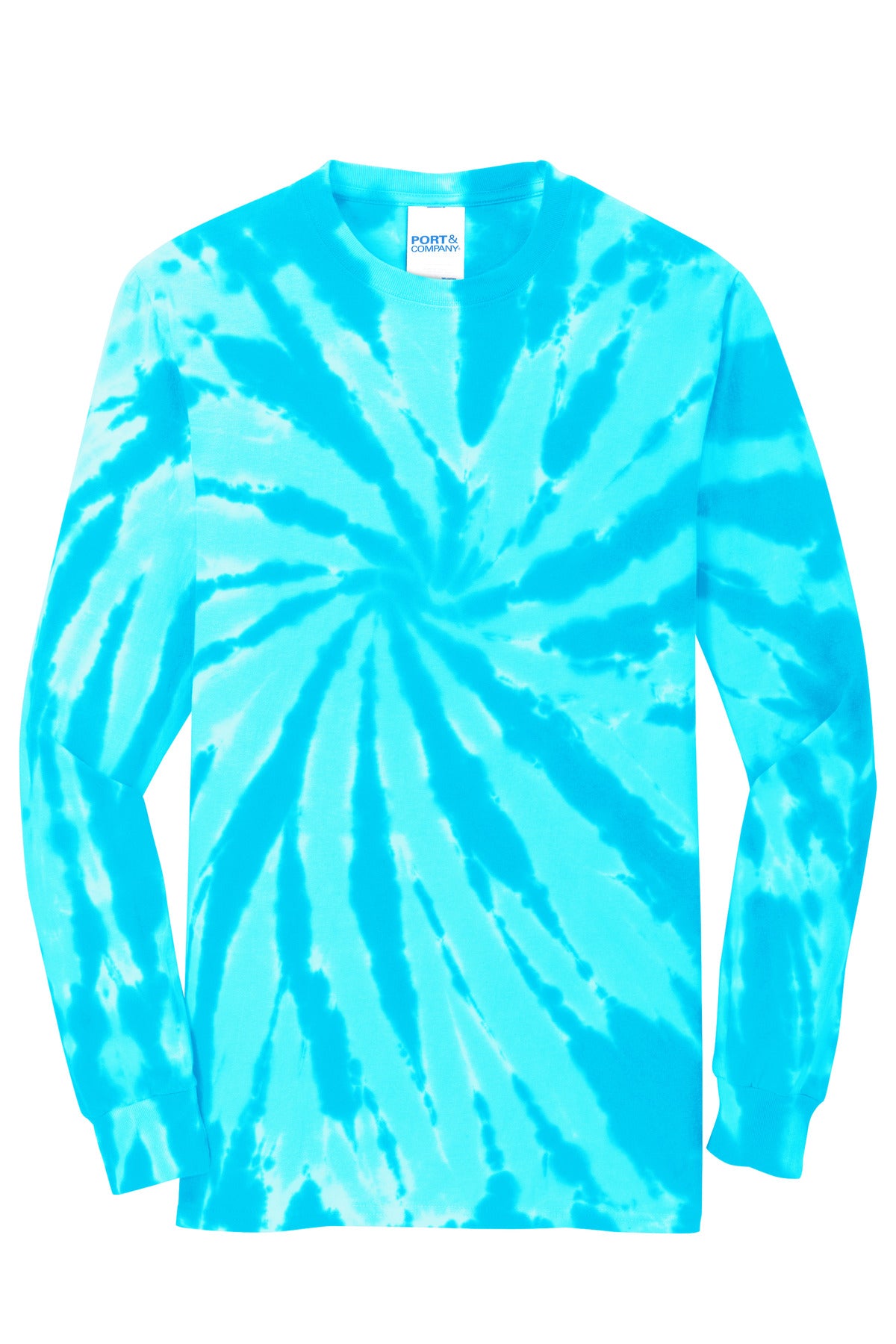 Custom Embroidered Port & Co T-Shirts  in Turquoise