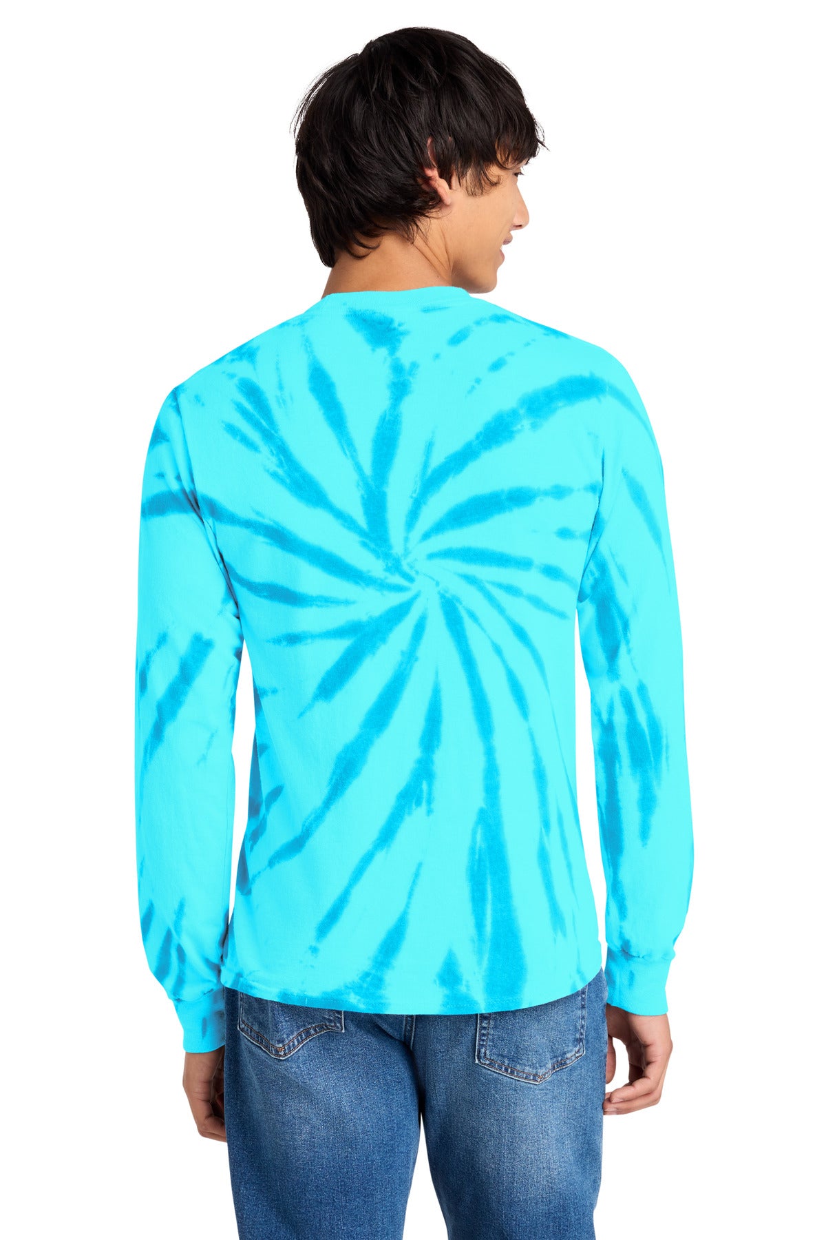 Custom Embroidered Port & Co T-Shirts  in Turquoise