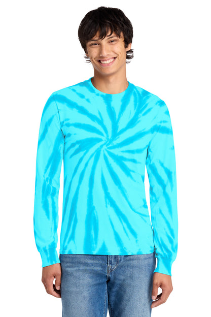 Custom Embroidered Port & Co T-Shirts  in Turquoise