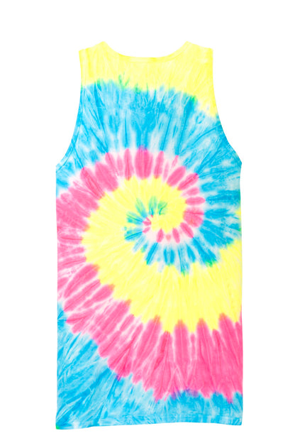 Port & Company Tie-Dye Tank Top.  PC147TT
