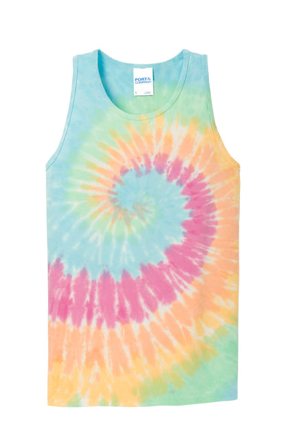 Port & Company Tie-Dye Tank Top.  PC147TT