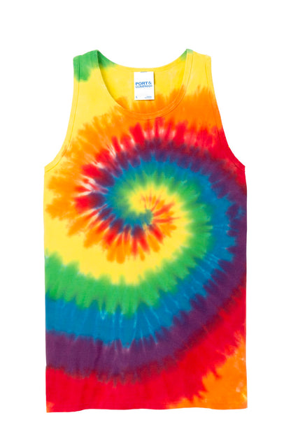Port & Company Tie-Dye Tank Top.  PC147TT