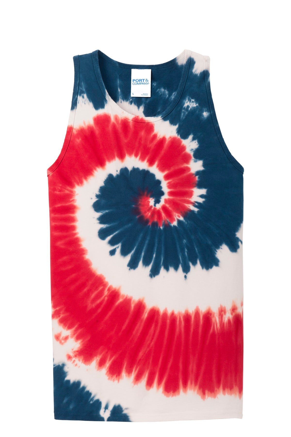 Port & Company Tie-Dye Tank Top.  PC147TT