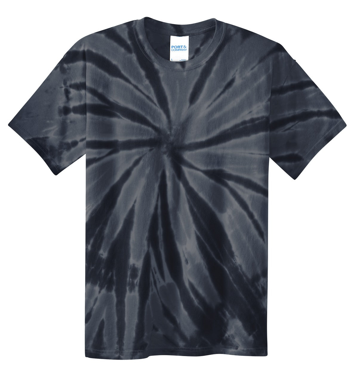 Custom Embroidered Port & Co T-Shirts  in Black