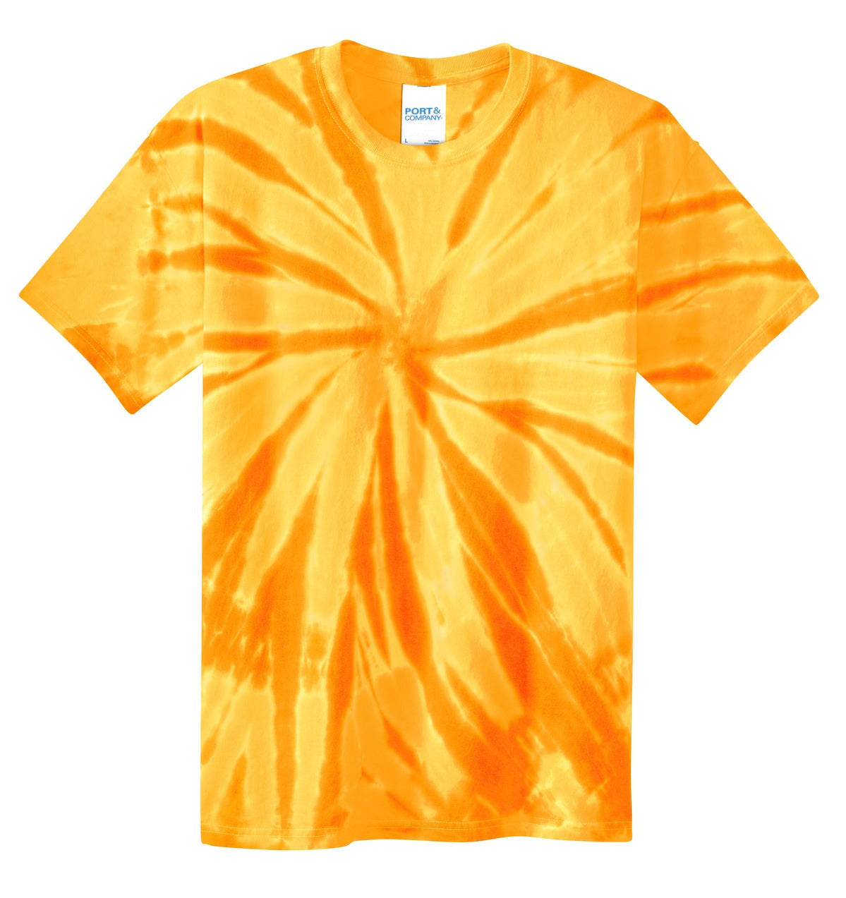 Custom Embroidered Port & Co T-Shirts  in Gold