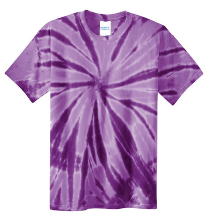 Custom Embroidered Port & Co T-Shirts  in Purple