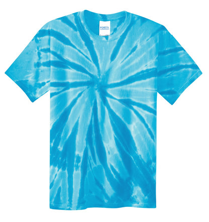 Custom Embroidered Port & Co T-Shirts  in Turquoise