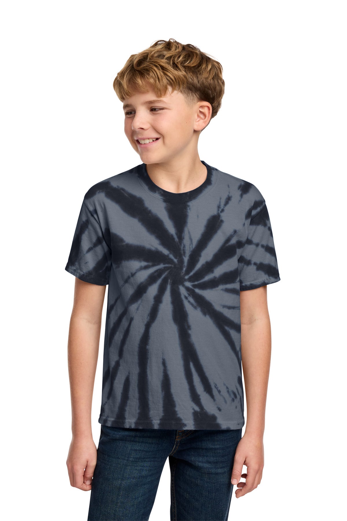 Custom Embroidered Port & Co T-Shirts  in Black