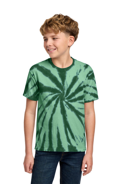 Custom Embroidered Port & Co T-Shirts  in Forest Green