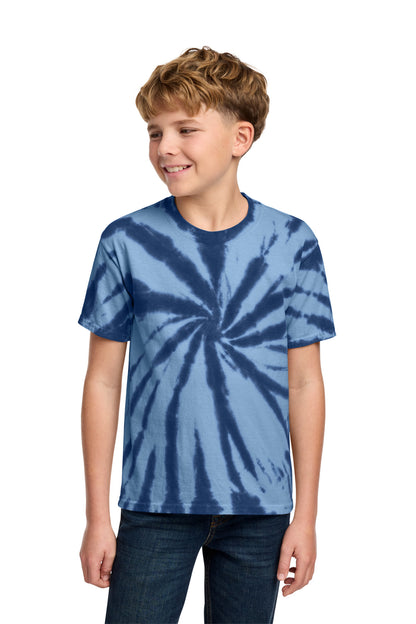 Custom Embroidered Port & Co T-Shirts  in Navy
