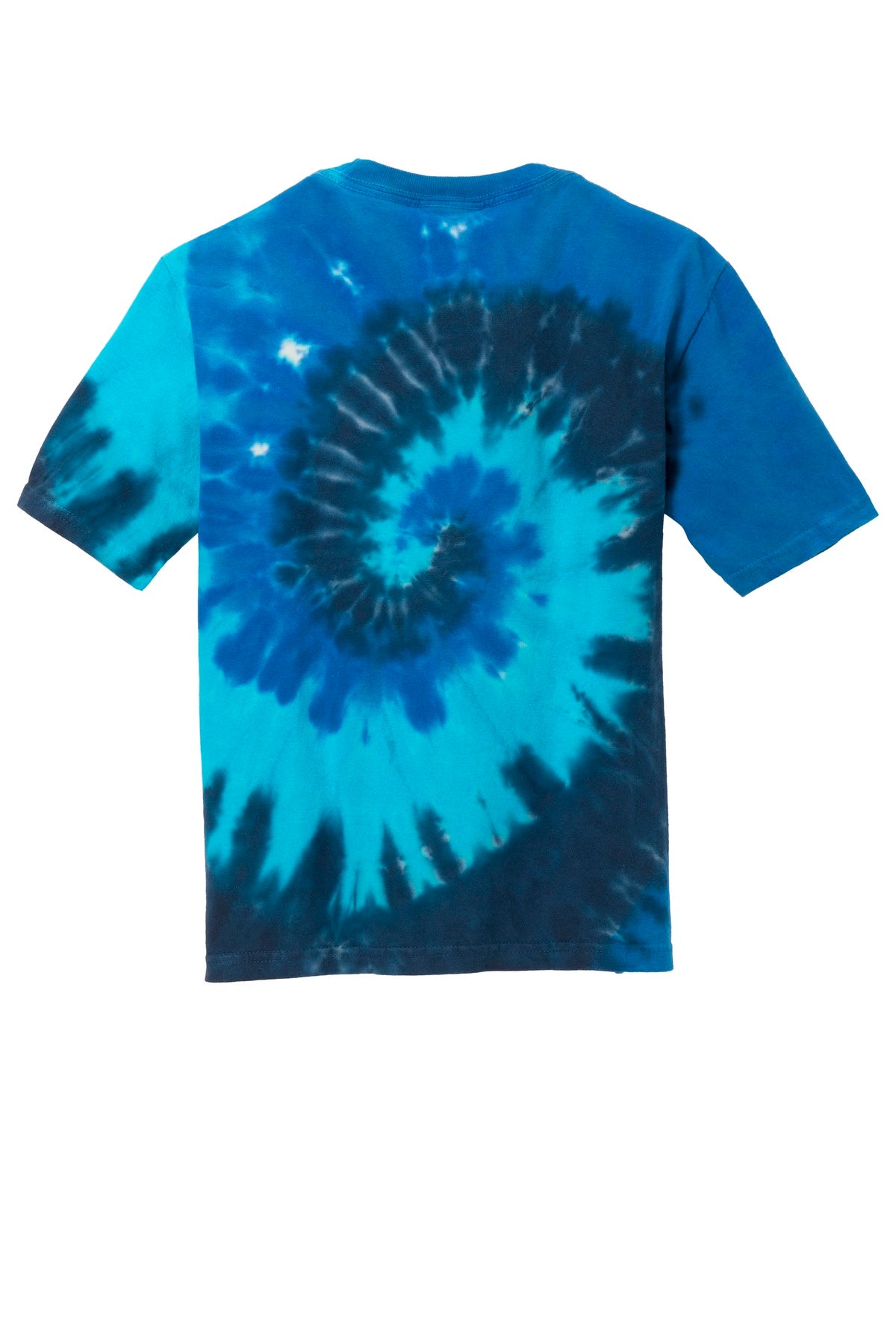 Custom Embroidered Port & Co T-Shirts  in Ocean Rainbow