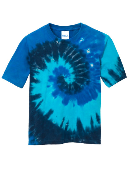 Custom Embroidered Port & Co T-Shirts  in Ocean Rainbow