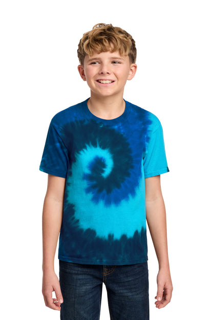 Custom Embroidered Port & Co T-Shirts  in Ocean Rainbow