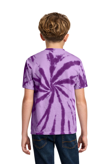 Custom Embroidered Port & Co T-Shirts  in Purple