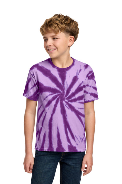 Custom Embroidered Port & Co T-Shirts  in Purple