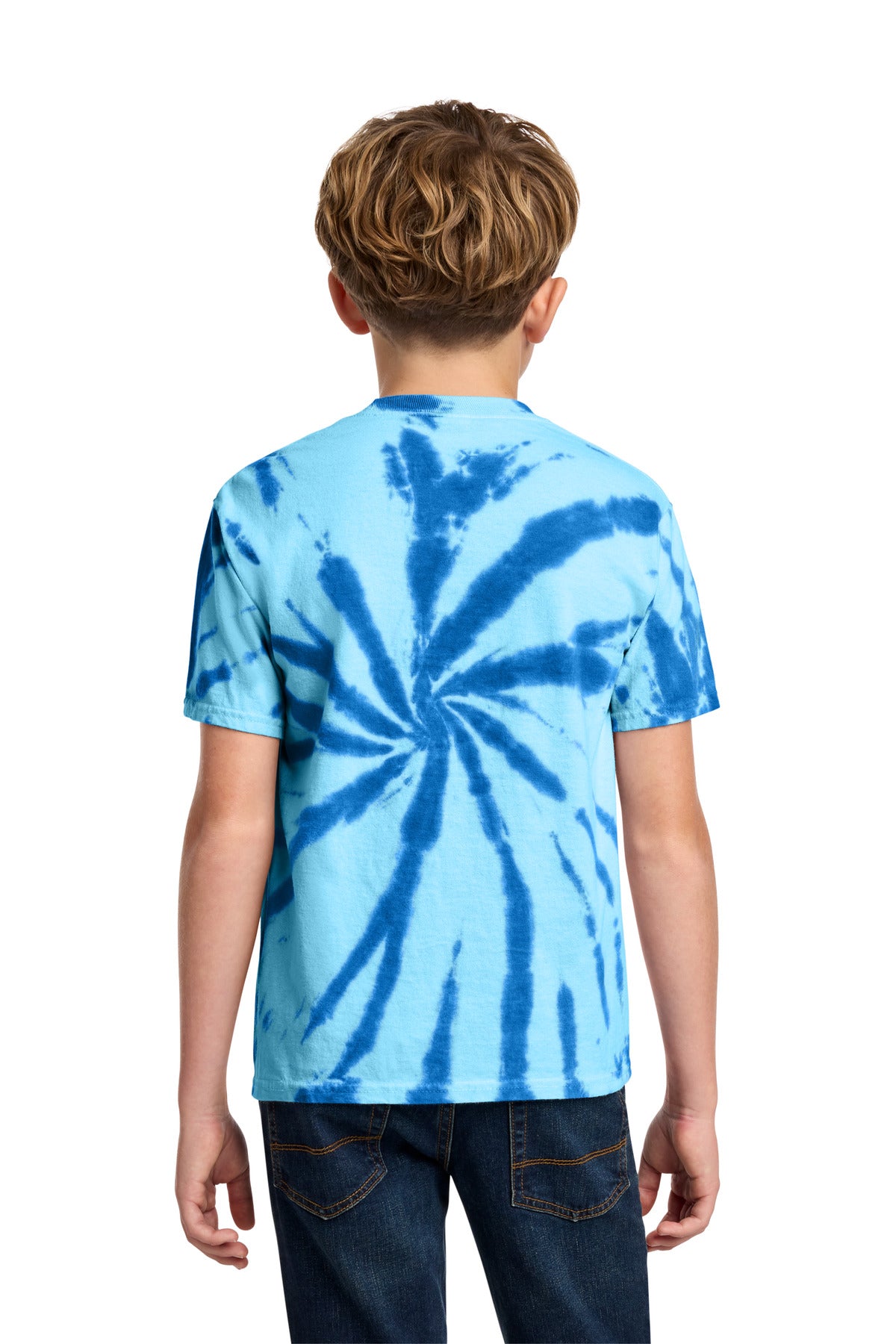 Custom Embroidered Port & Co T-Shirts  in Royal