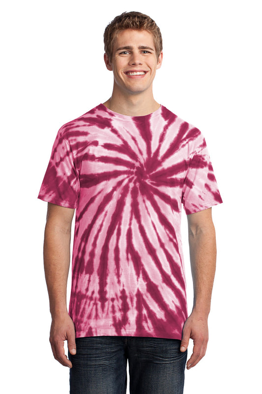 Port & Company - Tie-Dye Tee. PC147 Maroon