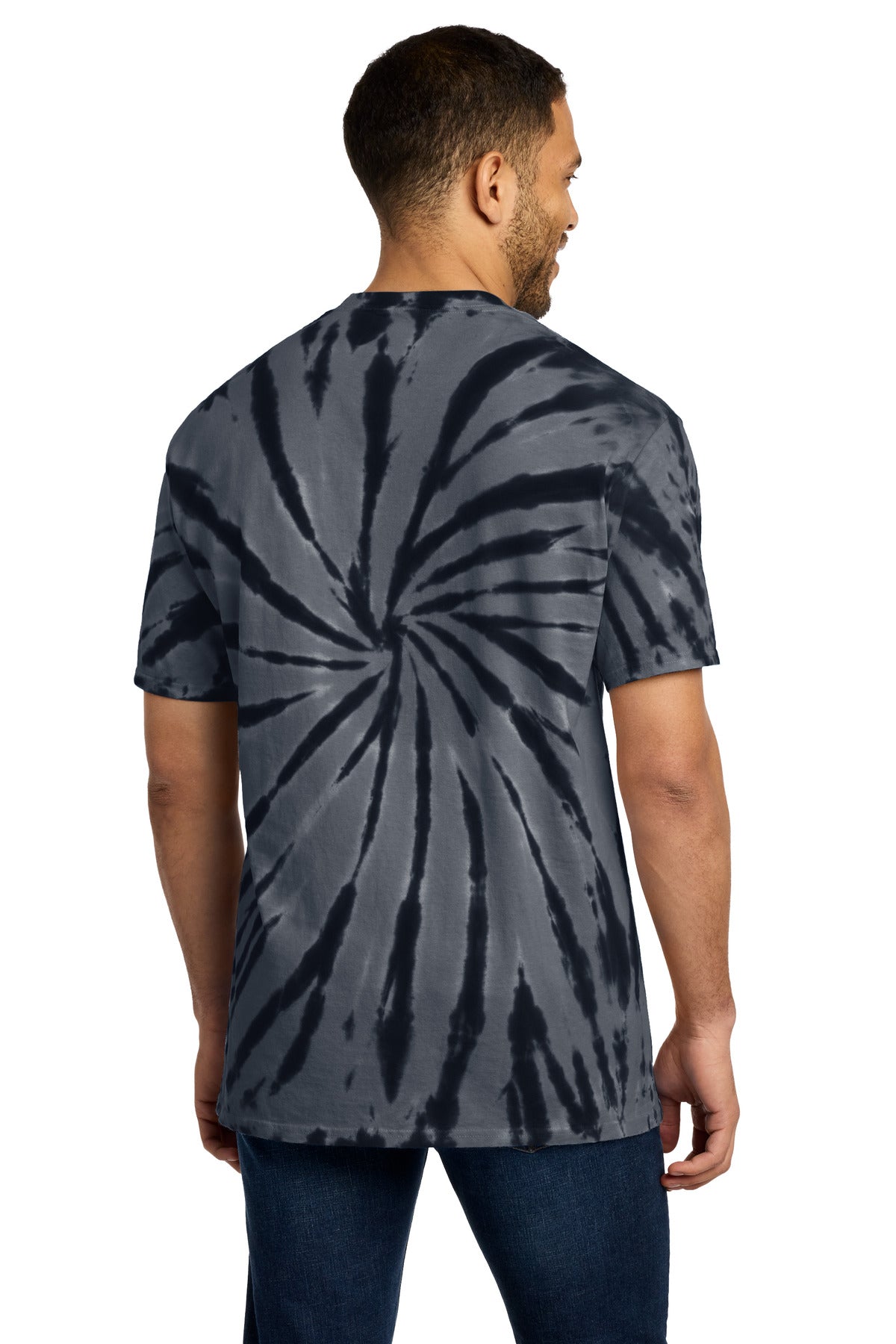 Custom Embroidered Port & Co T-Shirts  in Black