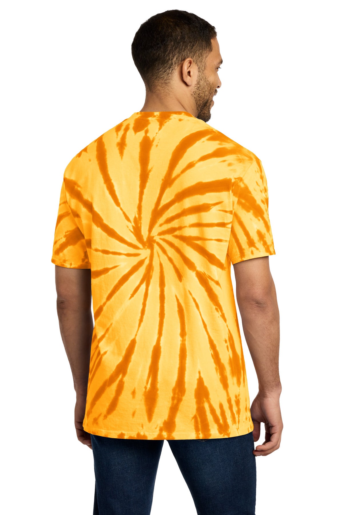 Custom Embroidered Port & Co T-Shirts  in Gold