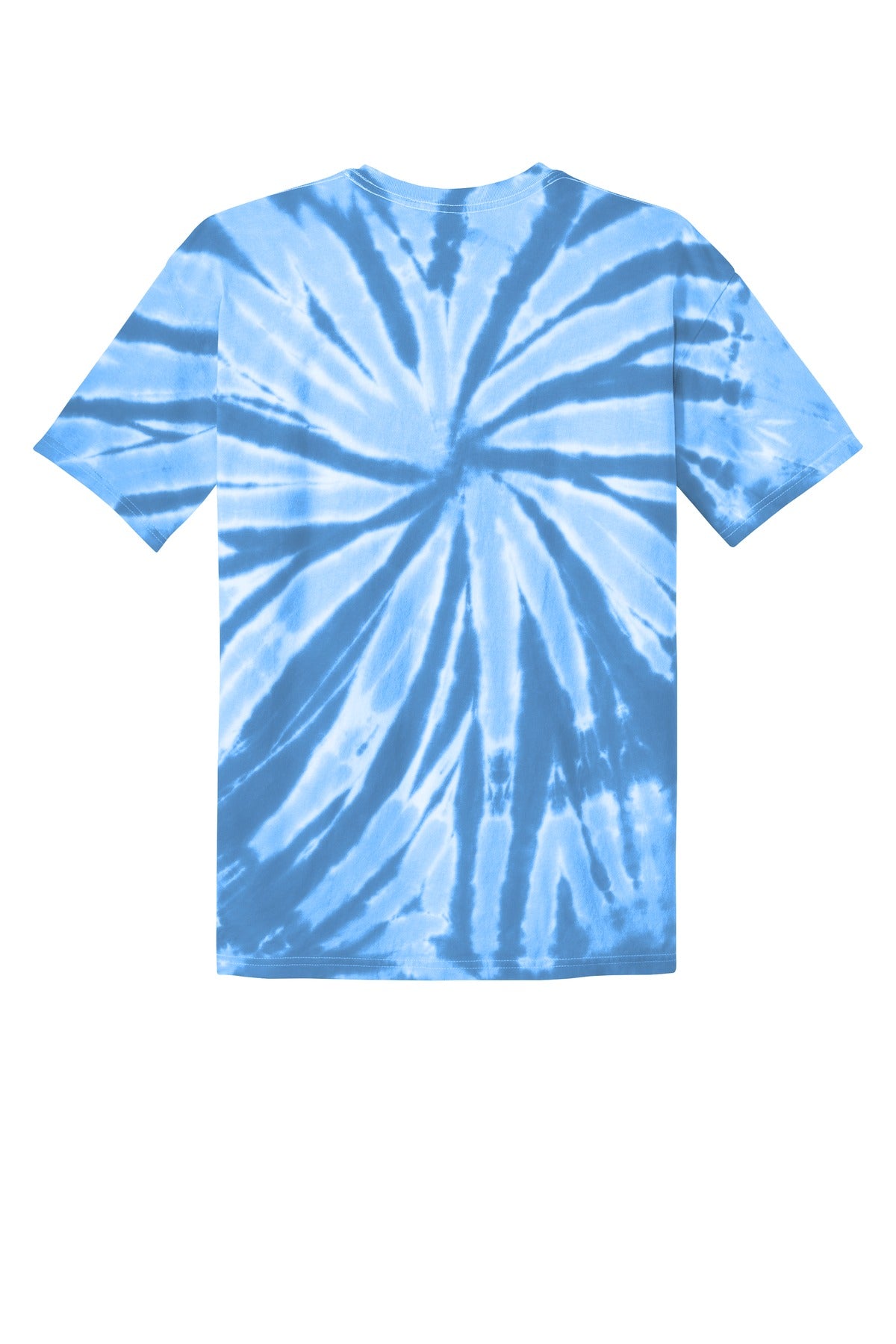 Custom Embroidered Port & Co T-Shirts  in Light Blue