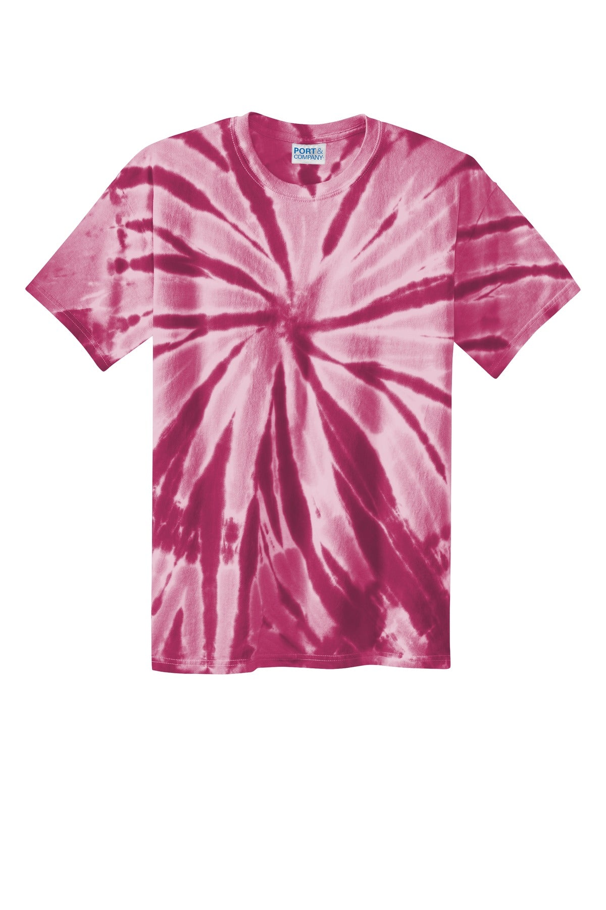 Custom Embroidered Port & Co T-Shirts  in Maroon