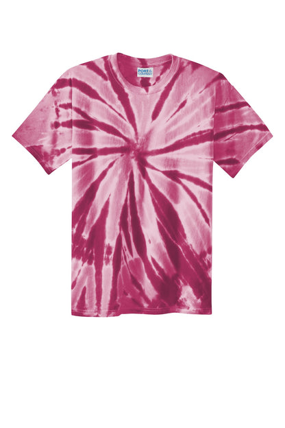 Custom Embroidered Port & Co T-Shirts  in Maroon