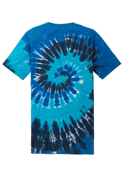 Custom Embroidered Port & Co T-Shirts  in Ocean Rainbow