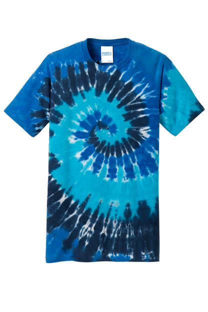 Custom Embroidered Port & Co T-Shirts  in Ocean Rainbow