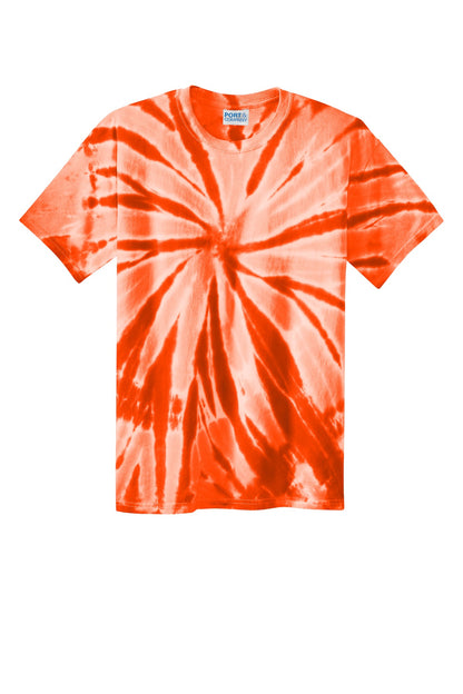 Custom Embroidered Port & Co T-Shirts  in Orange