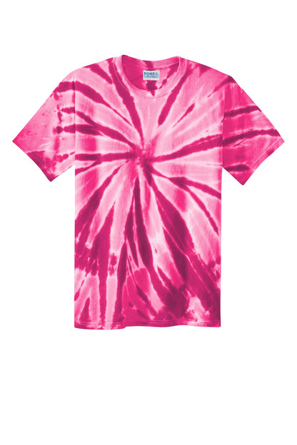 Custom Embroidered Port & Co T-Shirts  in Pink