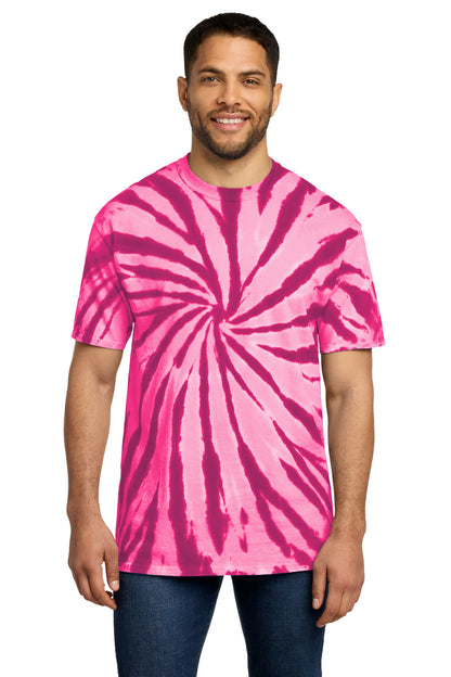Custom Embroidered Port & Co T-Shirts  in Pink