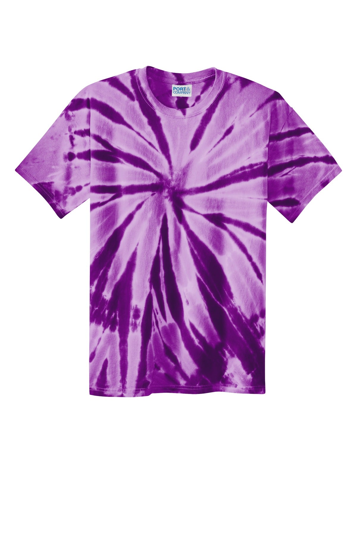 Custom Embroidered Port & Co T-Shirts  in Purple