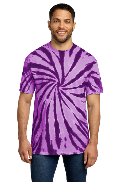 Custom Embroidered Port & Co T-Shirts  in Purple