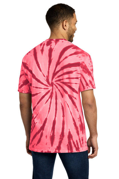 Custom Embroidered Port & Co T-Shirts  in Red