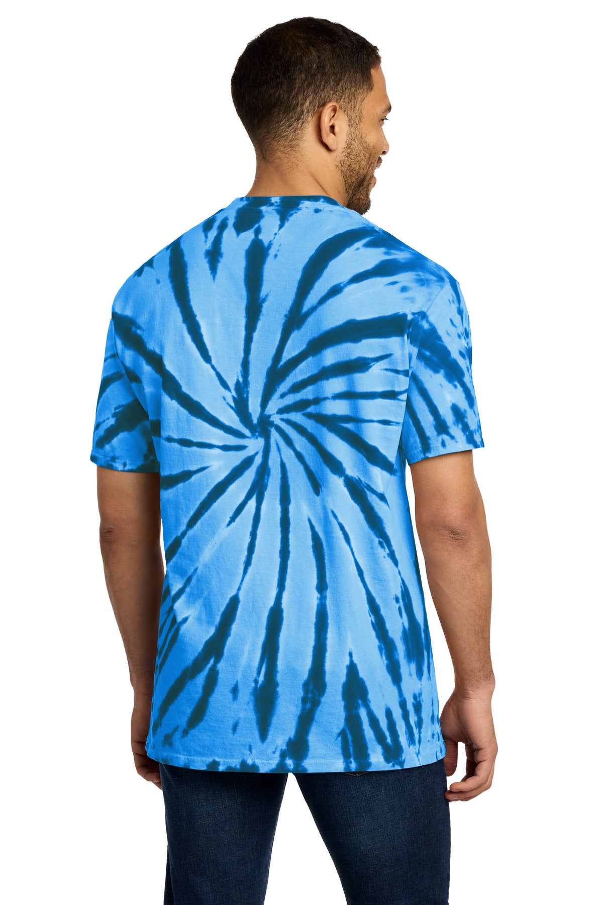 Custom Embroidered Port & Co T-Shirts  in Royal