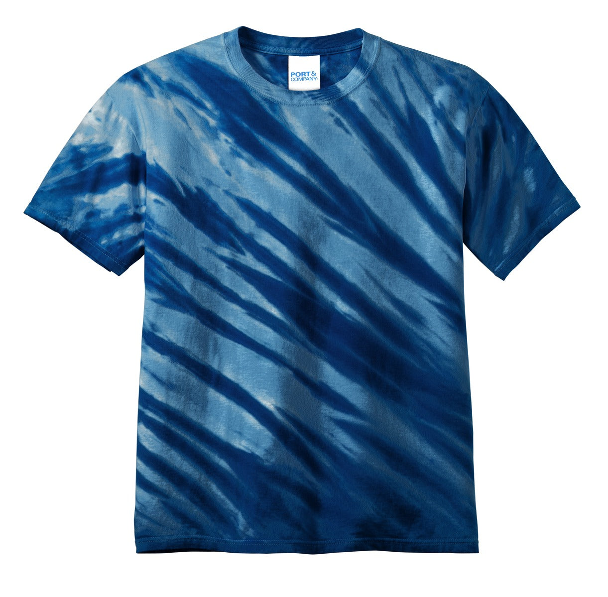 Port & Company - Tiger Stripe Tie-Dye Tee. PC148
