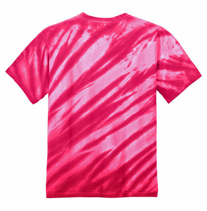 Port & Company - Tiger Stripe Tie-Dye Tee. PC148