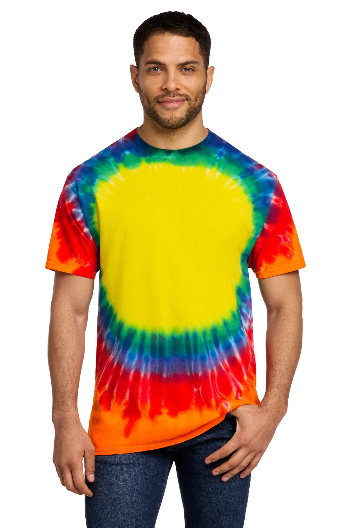 Port & Co   Window Tie-Dye Tee. PC149