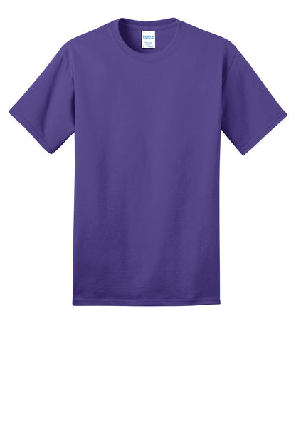 Custom Embroidered Port & Co T-Shirts  in Purple