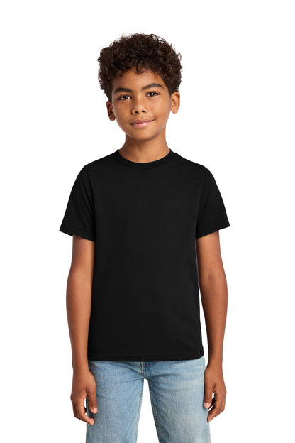 Custom Embroidered Port & Co T-Shirts  in Black