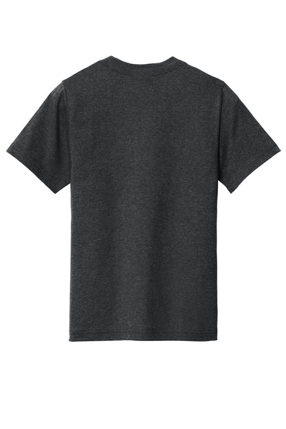 Custom Embroidered Port & Co T-Shirts  in Black Heather