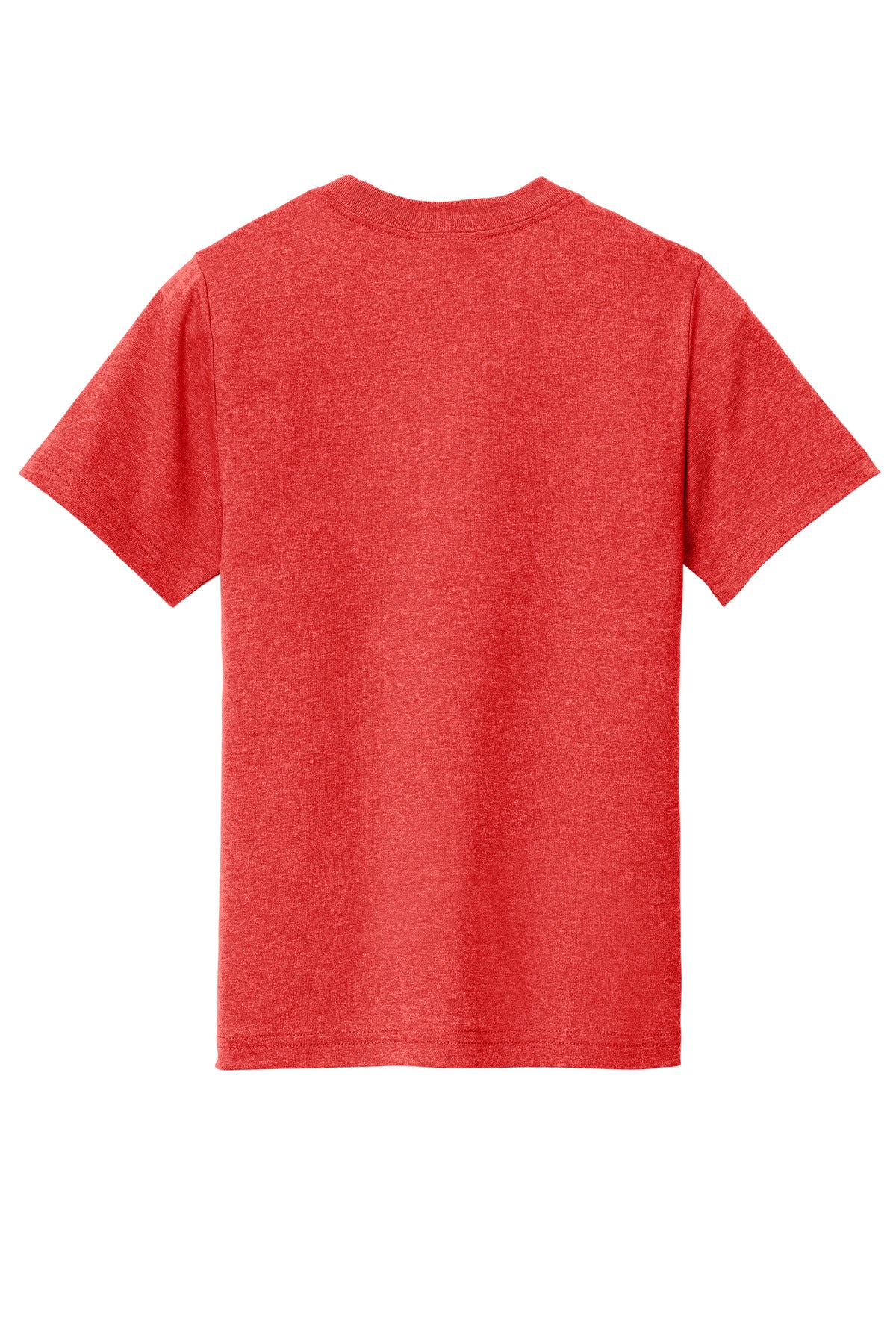 Custom Embroidered Port & Co T-Shirts  in Bright Red Heather