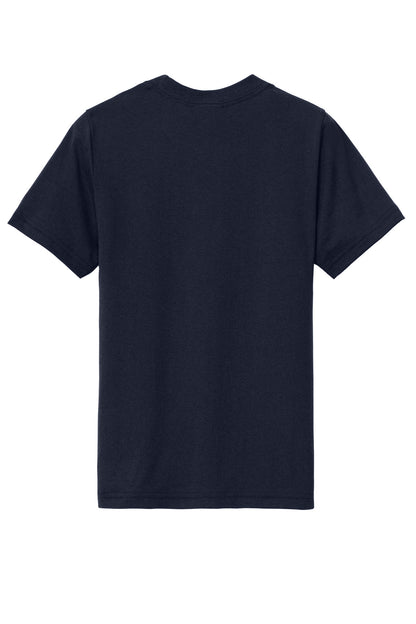 Custom Embroidered Port & Co T-Shirts  in Deep Navy