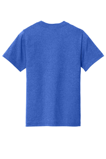 Custom Embroidered Port & Co T-Shirts  in Heather Royal
