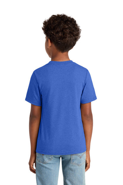 Custom Embroidered Port & Co T-Shirts  in Heather Royal