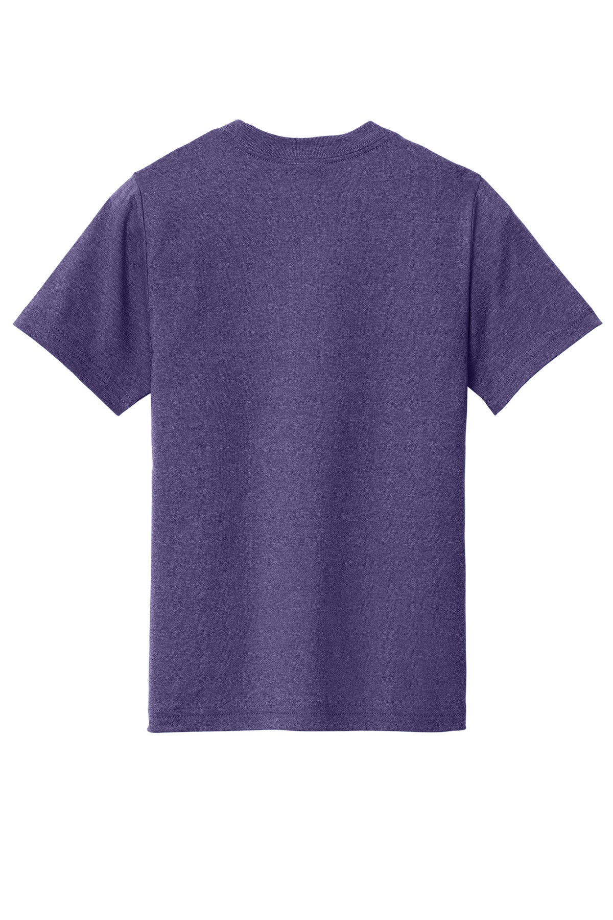 Custom Embroidered Port & Co T-Shirts  in Team Purple Heather