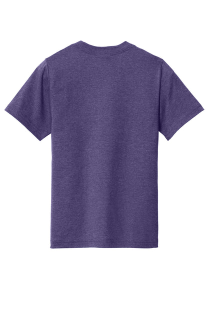 Custom Embroidered Port & Co T-Shirts  in Team Purple Heather